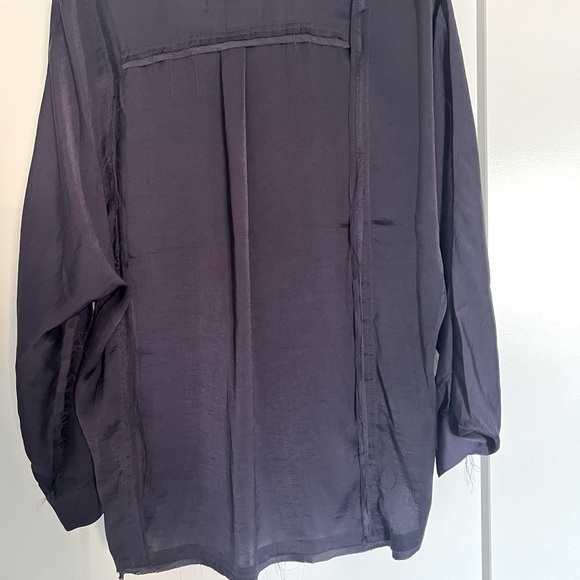 Zadig & Voltaire distressed shirt/blouse - Picture 2 of 2